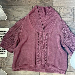 Loose knitted sweater